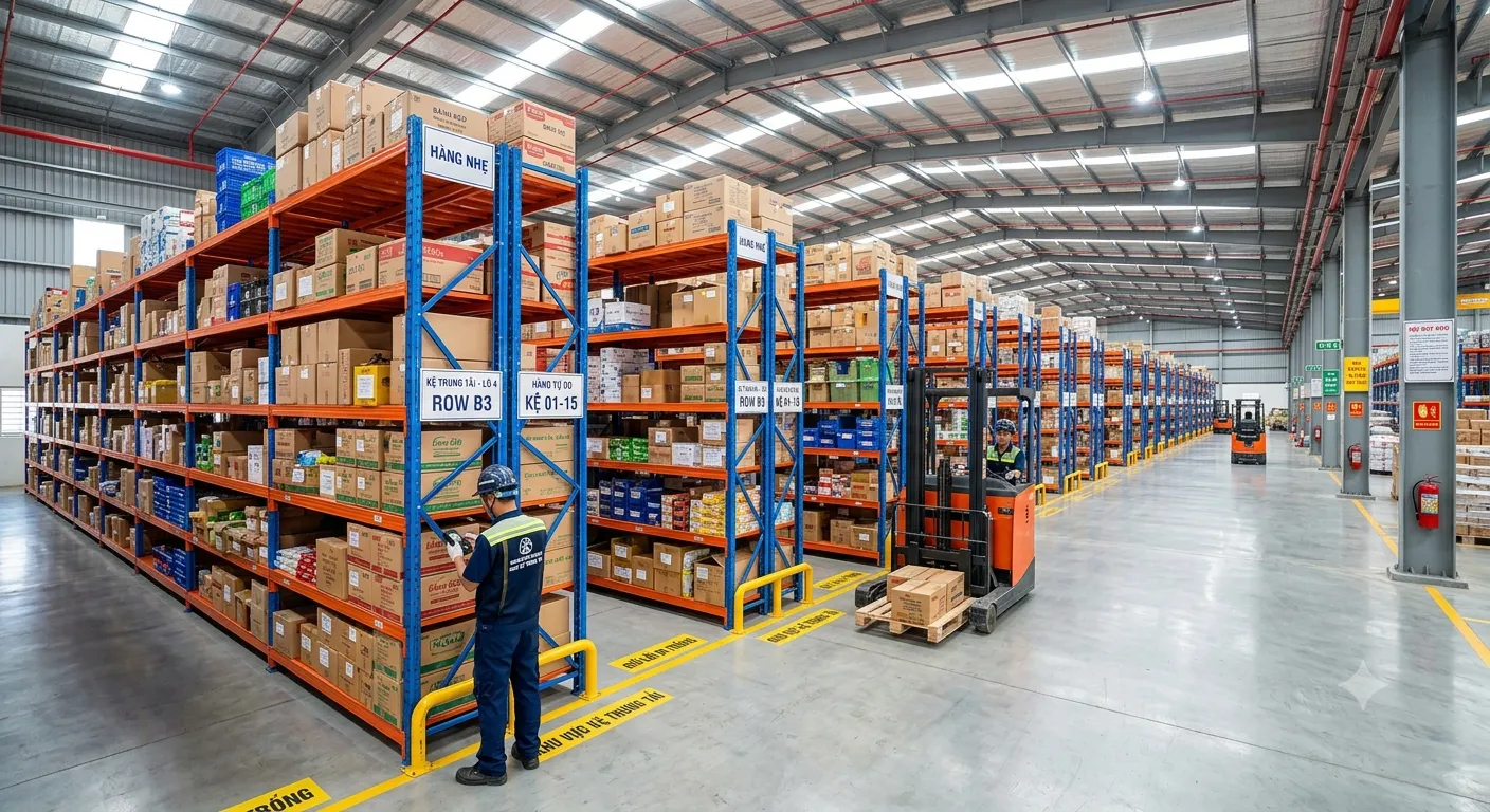 KỆ TRUNG TẢI KT : CAO 2000 DÀI 1200 SÂU 600 4 TẦNG